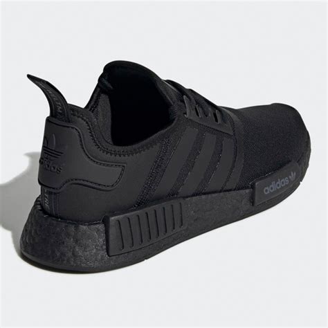 adidas nmd r1 primeknit schwarz weiße schrift|Adidas NMD original primeknit.